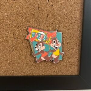 Chip and Dale - Ticket and Banners - Play in the Park Pin